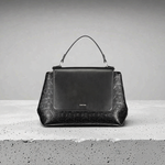 Calvin Klein - Structured Monogram Shoulder Bag - Black Calvin Klein