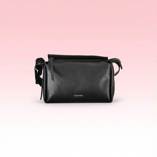 Calvin Klein - Minimalist Recycled Polyester Shoulder Bag - Black Calvin Klein