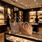 Baldinini Trend - Artistic Floral Openwork Basket Handbag - Brown Baldinini Trend