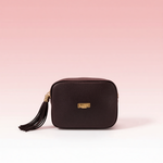 Baldinini Trend - Textured Cowhide Crossbody Bag with Tassel - Black Baldinini Trend