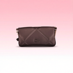 Calvin Klein - Sleek Quilted Convertible Chain Handbag - Black Calvin Klein