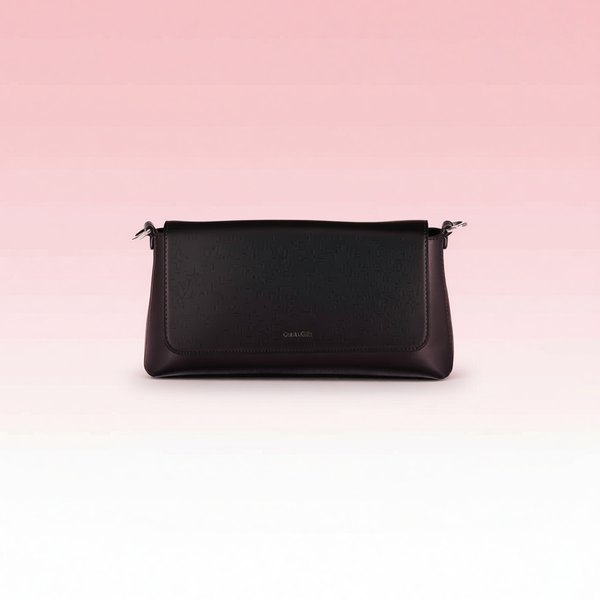 Calvin Klein - Minimalist Recycled Polyester Shoulder Bag - Black Calvin Klein