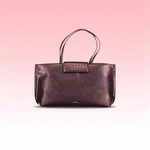 Calvin Klein - Sleek Structured Textured Detail Shoulder Bag - Black Calvin Klein