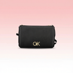 Calvin Klein - Structured Logo Crossbody Bag - Black Calvin Klein
